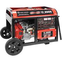 G&eacute;n&eacute;ratrice &agrave; essence &agrave; d&eacute;marrage &eacute;lectrique avec ensemble de roues, 12 000 W de surtension, 9000 W nominale, 120 V/240 V, R&eacute;servoir de 31 L Northern Industrial Supply Inc.