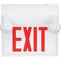 Exit Sign with Security Lights, LED, Battery Operated/Hardwired, 12-1/10" L x 11" W, English Northern Industrial Supply Inc.