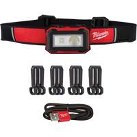 Lampe frontale magn&eacute;tique et lampe de travail, DEL, 450 lumens, 2,5 hres de fonctionnement, piles Rechargeable Northern Industrial Supply Inc.