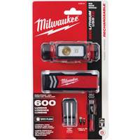Lampe frontale pour casque de s&eacute;curit&eacute; USB REDLITHIUM, DEL, 600 lumens, 5 hres de fonctionnement, piles Rechargeable Northern Industrial Supply Inc.