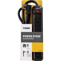 Power Strip, 6 Outlet(s), 3', 15 A, 1875 W, 125 V Northern Industrial Supply Inc.