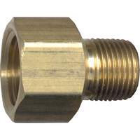 Adaptateur de tuyau, FPT x NPT, 1/2" x 3/8" dia., Laiton Northern Industrial Supply Inc.