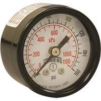 Manom&egrave;tre &eacute;conomique,  1-1/2", 0 - 160 psi, Fixation arri&egrave;re, Analogique Northern Industrial Supply Inc.